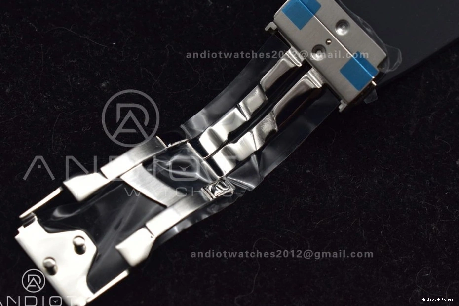 Best on 1:1 Edition Fusion Strap Dial A Black Gummy Black 588 HBF Bold RG 45mm 0204